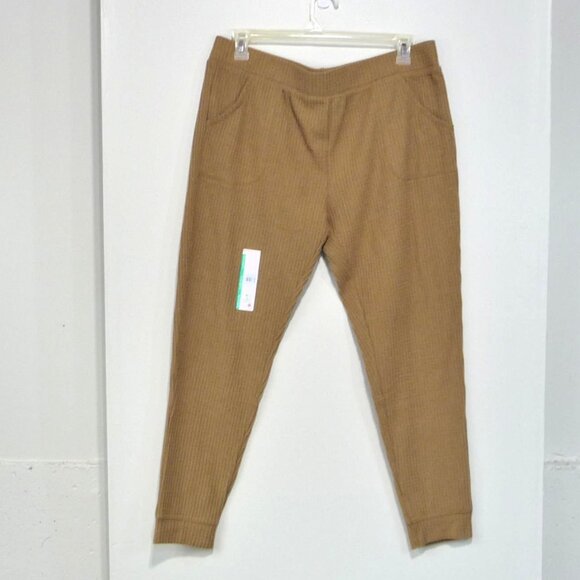SECRET TREASURES WAFFLE KNIT LOUNGE PANTS - Picture 1 of 8